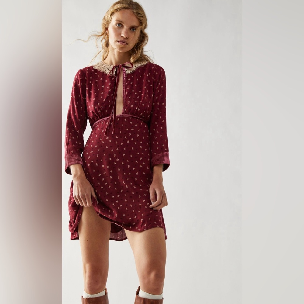 Free People Delfina Mini Dress NWOT